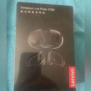 Lenovo Thinkplus Bluetooth Earphone XT80 in Red and Black